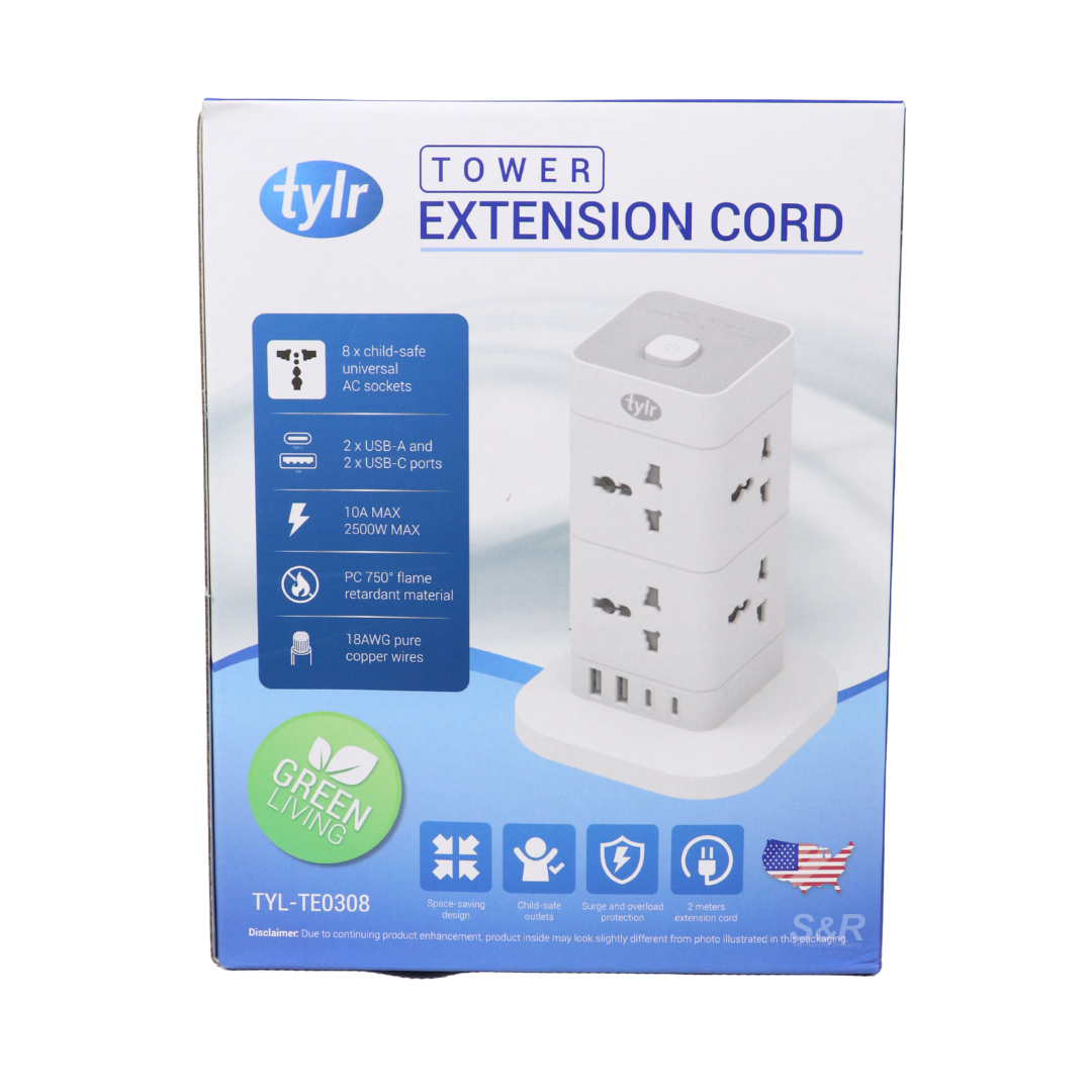 Tylr Tower Extension Cord TYL-TE0308